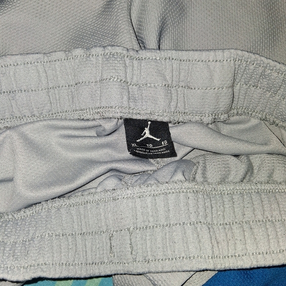 Y2K Jordan Vintage Basketball Jersey Gym Shorts Nike Detroit Lions Colorway - Picture 3 of 7